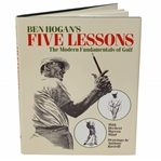 Ben Hogan Signed 1985 Five Lessons: The Modern Fundamentls of Golf Golf Book JSA ALOA