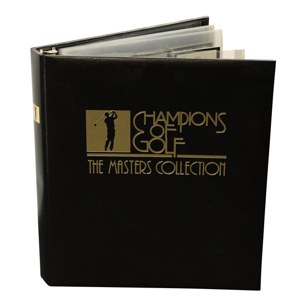 Complete Set of Champions of Golf: The Masters Collection Golf Cards in Binder - 1996