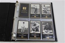 Complete Set of 'Champions of Golf: The Masters Collection' Golf Cards in Binder - 1996