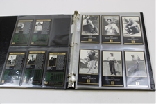 Complete Set of 'Champions of Golf: The Masters Collection' Golf Cards in Binder - 1996