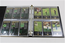 Complete Set of 'Champions of Golf: The Masters Collection' Golf Cards in Binder - 1996
