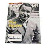 Gene Sarazen Signed 1995 Golf World Special Vintage Issue Magazine The Squire JSA ALOA