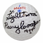 "Lighthorse" Harry Cooper Signed Dunlop Maxfli 1 Logo Golf Ball JSA ALOA
