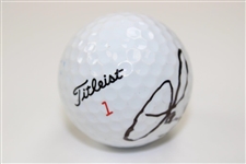 Sandy Lyle Signed Titleist 1 Logo Golf Ball JSA ALOA