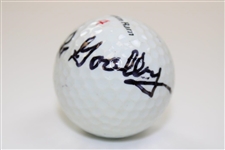 Bob Goalby Signed Golden Ram 4 Logo Golf Ball JSA ALOA