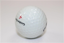 Bob Goalby Signed Golden Ram 4 Logo Golf Ball JSA ALOA
