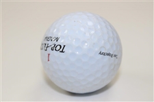Art Wall Signed Top-Flite Magna 1 Logo Golf Ball JSA ALOA