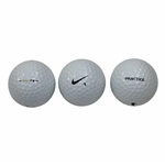 Three OneTW Nike 1 Logo PRACTICE Golf Balls