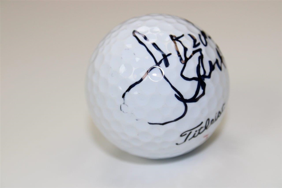 Jordan Spieth Signed Titleist 3 Logo Golf Ball JSA ALOA