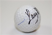 Larry Mize Signed Dunlop Maxfli 1 Logo Golf Ball JSA ALOA