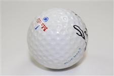 Larry Mize Signed Dunlop Maxfli 1 Logo Golf Ball JSA ALOA