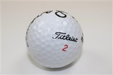 Gene Sarazen Signed Masters Logo Titleist 2 Golf Ball with '1935' JSA ALOA