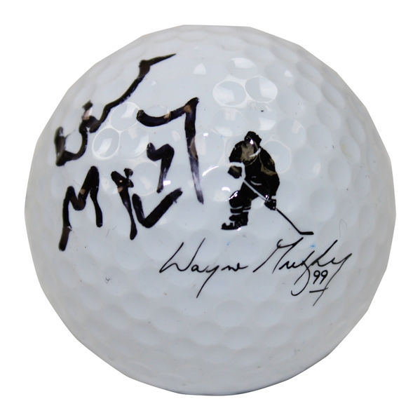 Wayne Gretzky Signed Personal 99 Logo Upper Deck Authenticated Wilson Golf Ball JSA ALOA