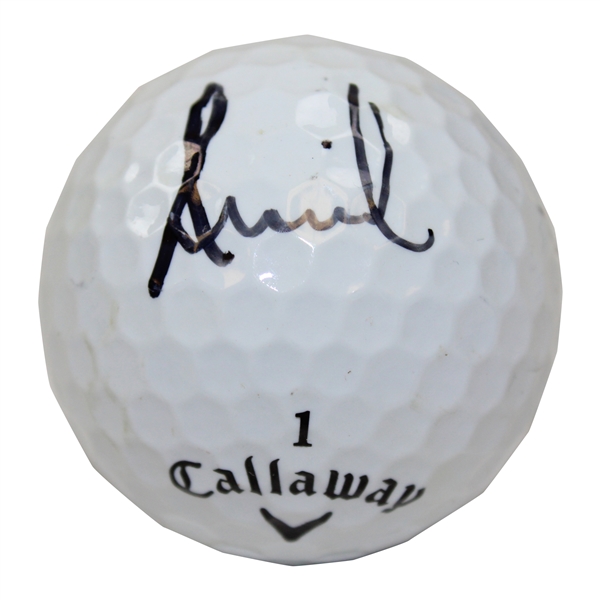 Annika Sorenstam Signed Callaway 1 Logo Golf Ball JSA ALOA