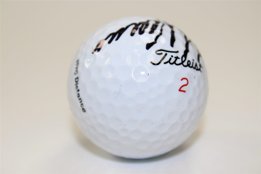 Retief Goosen Signed Titleist 2 Logo Golf Ball JSA ALOA