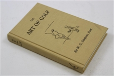 1992 'The Art of Golf' Book by Sir W. G. Simpson