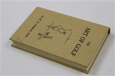 1992 'The Art of Golf' Book by Sir W. G. Simpson