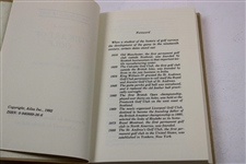 1992 'The Art of Golf' Book by Sir W. G. Simpson