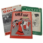1969 Golf Illustrated (October), 1956 The Golfer (December), & 1956 GOLFing (August)