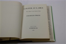 1982 'Golfer At Large' Book by Charles Price with Ben Hogan Introduction