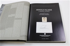 Arnold Palmer Signed 1994 'Arnold Palmer: A Personal Journey' by Thomas Hauser - Signed Card JSA ALOA