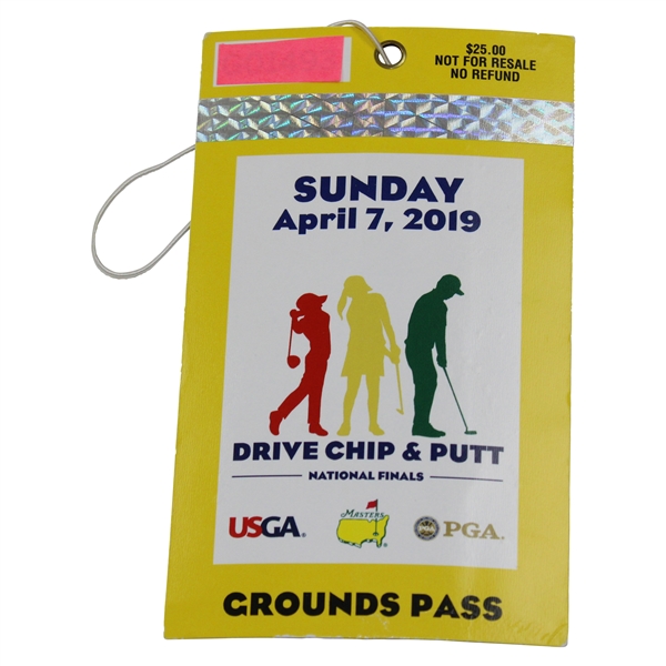 2019 Augusta National Womens Amateur Championship Sunday Ticket #G01493 - April 7th