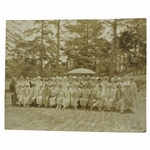 Circa 1930s Original Montell Studio Sepia Toned Photo of Augusta  Ga. Lady Golfers