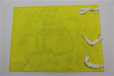 Undated Masters Champions Dinner Flag Signed by 20 with Tiger Woods Center - Charles Coody Collection JSA ALOA