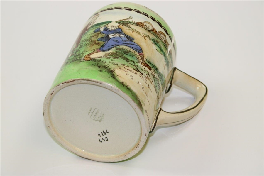 Vintage 'Bunkered & Stymied' Shelly Golfing Mug