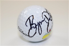 Bryson Dechambeau Signed Masters Logo Titleist Golf Ball JSA ALOA