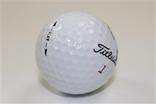 Bryson Dechambeau Signed Masters Logo Titleist Golf Ball JSA ALOA