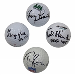Jerry Lucas, Tedd Hendricks, Tony Romo, & George Bell Signed Golf Balls JSA ALOA