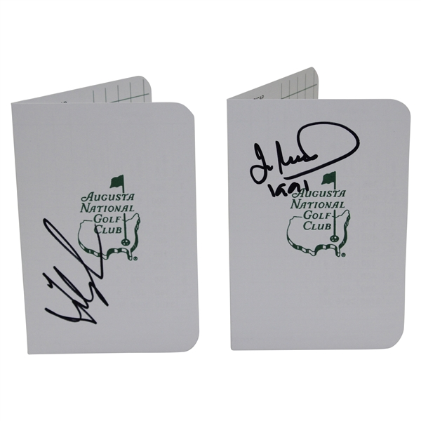 Fred Couples & Ian Woosnam 1991 Signed Augusta National Golf Club Scorecards JSA ALOA