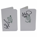 Fred Couples & Ian Woosnam 1991 Signed Augusta National Golf Club Scorecards JSA ALOA