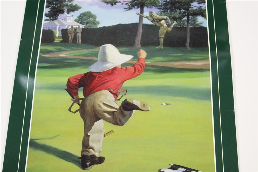 2002 'A Moment In Time' Pinehurst, NC with Putter Boy Performing Payne Stewart Pose Poster