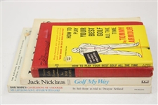 Four Golf Books - Bob Hope(x2), Jack Nicklaus, & Tommy Armour
