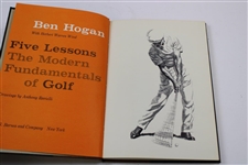 1957 'Ben Hogan's Five Lessons' Deluxe 1st Edition Book with Slipcover