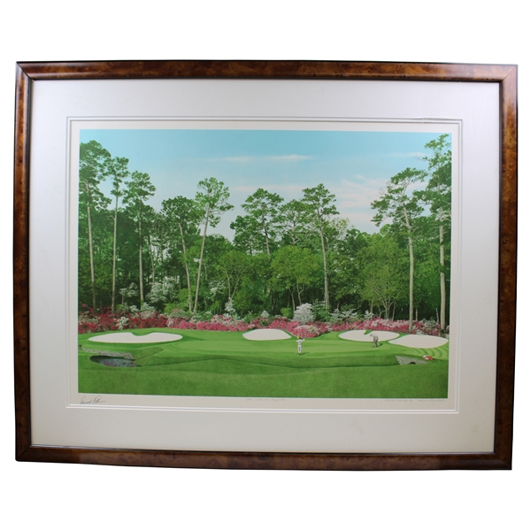 Arnold Palmer Signed The 13th at Augusta Ltd Ed 213/500 Pro Tour Edition Helen Rundell Print JSA ALOA