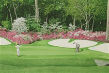 Arnold Palmer Signed 'The 13th at Augusta' Ltd Ed 213/500 Pro Tour Edition Helen Rundell Print JSA ALOA