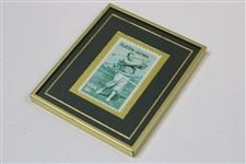 Bobby Jones Stamp, Four Framed Churchman Repro Cards, & 'I Love Lucy' Card