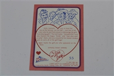 Bobby Jones Stamp, Four Framed Churchman Repro Cards, & 'I Love Lucy' Card