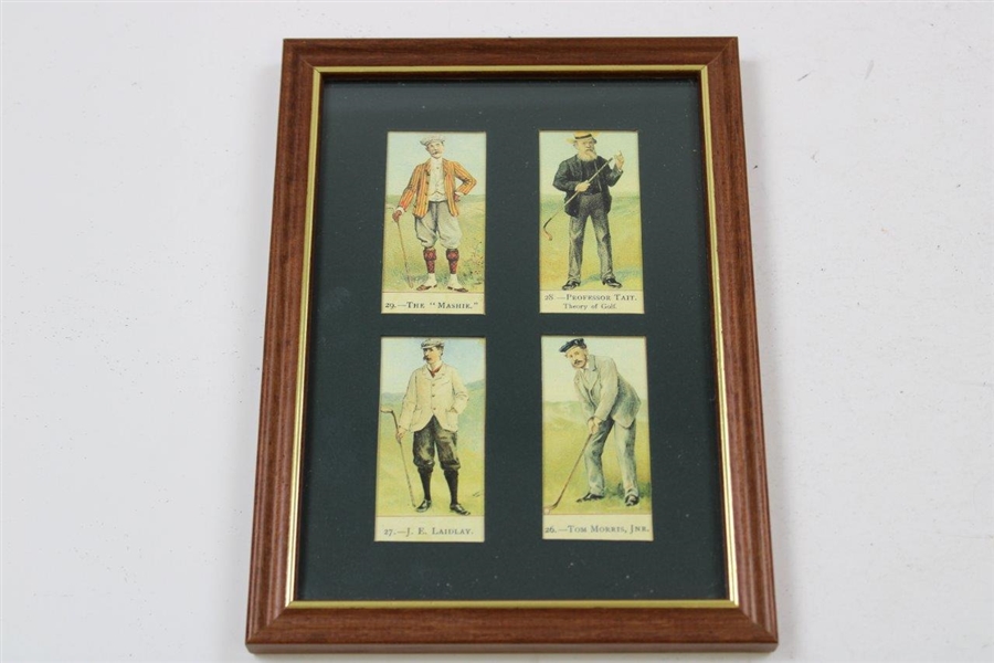 Bobby Jones Stamp, Four Framed Churchman Repro Cards, & 'I Love Lucy' Card
