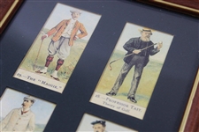 Bobby Jones Stamp, Four Framed Churchman Repro Cards, & 'I Love Lucy' Card