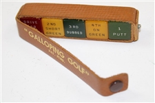 Galloping Golf Dice Game, Red Hot Red Eye Golf Ball in Box, & Male Pewter Golfer Brush