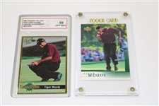 Tiger Woods Golf Cards - Rookie Card, GrandSlam Card, & Full Set of Tiger Tales (30)