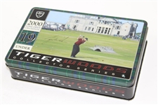 Tiger Woods Collector Series 2000 OPEN Championship Dozen Golf Ball in Metal Tin