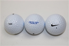 Tiger Woods Collector Series 2000 OPEN Championship Dozen Golf Ball in Metal Tin