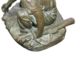 1923 'Gentleman & Caddy at the Tee' George Julian Zolnay Signed/Dated 18 Bronze Statue