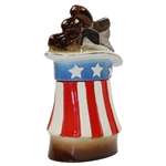 1972 US Open at Pebble Beach Porcelain Jim Beam Decanter