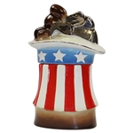 1972 US Open at Pebble Beach Porcelain Jim Beam Decanter